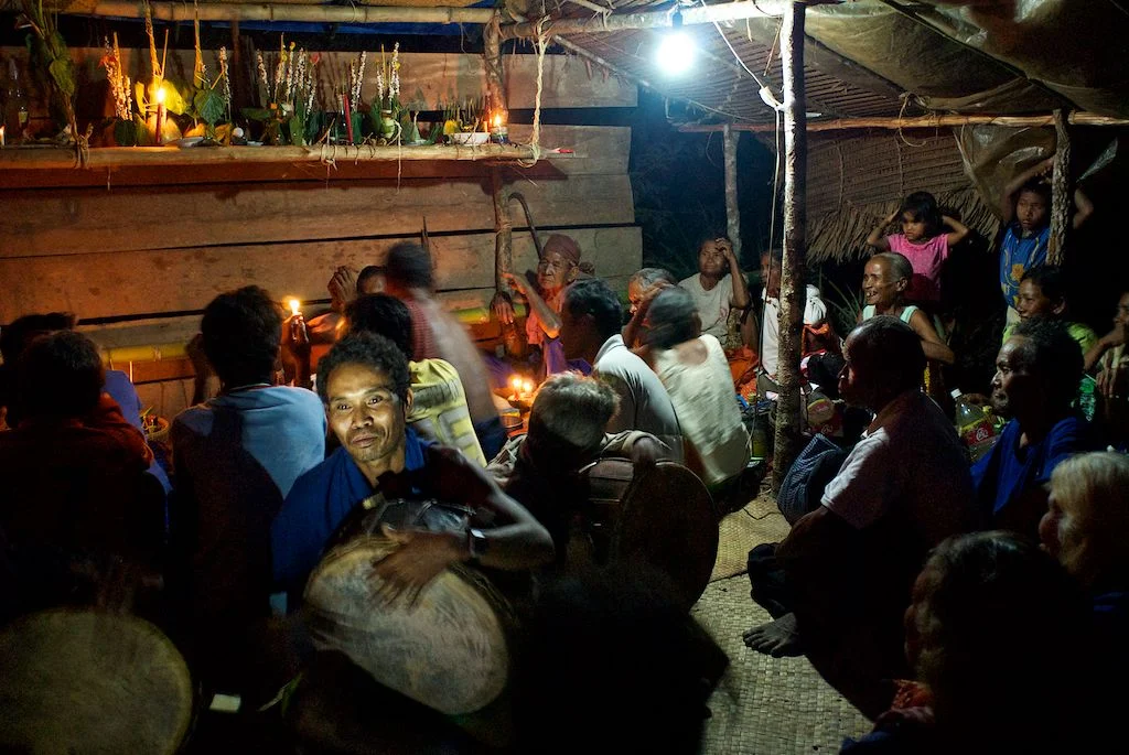  Indigenous people at a ceremony to oppose a Chinese-built dam in the Cardoman Mountains of Cambodia. 