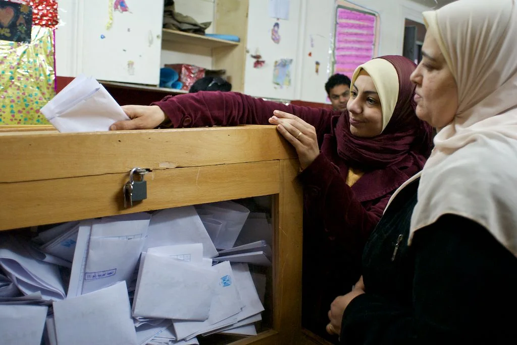  Egypt's first real election, Cairo, 2011. 