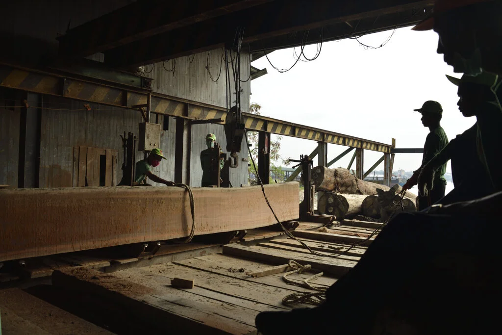 Sawmill in the Myiek archipelago, Myanmar, 2017
