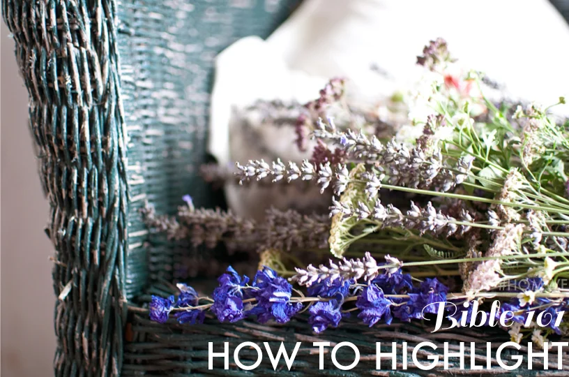 How to Highlight in the Bible