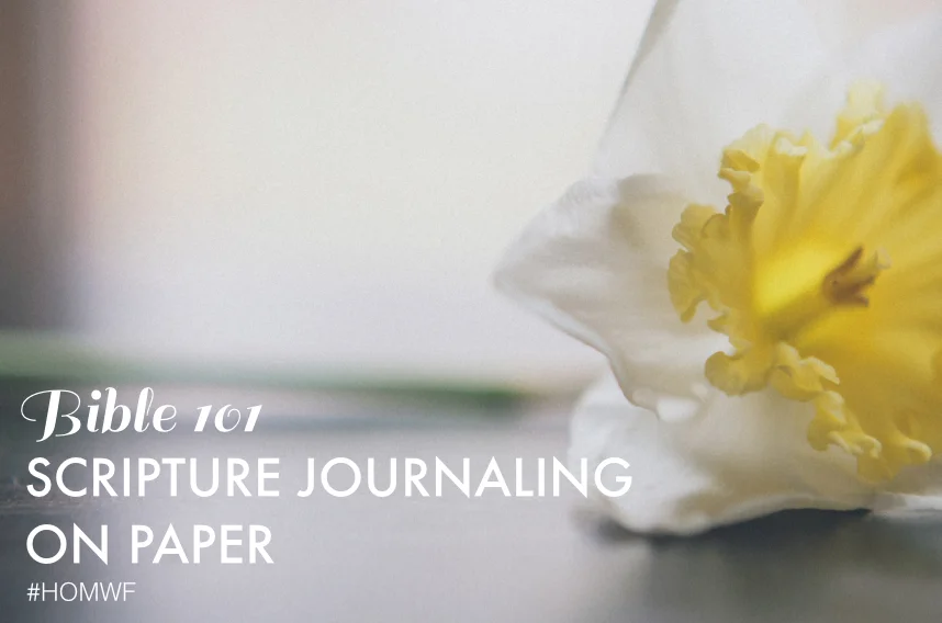 How to Create a Scripture Journal on Paper