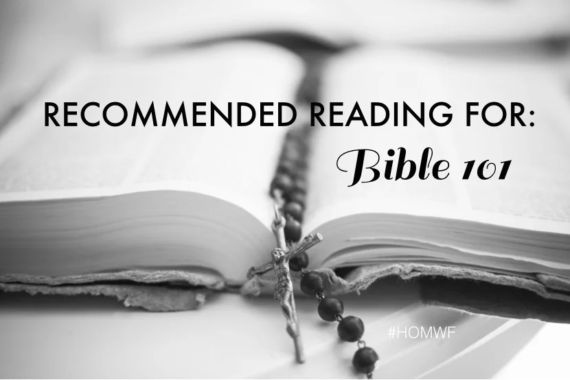 Recommended Reading - BIBLE 101