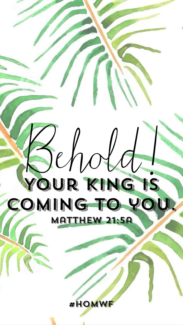 Art for the Heart / Matthew 21:5a