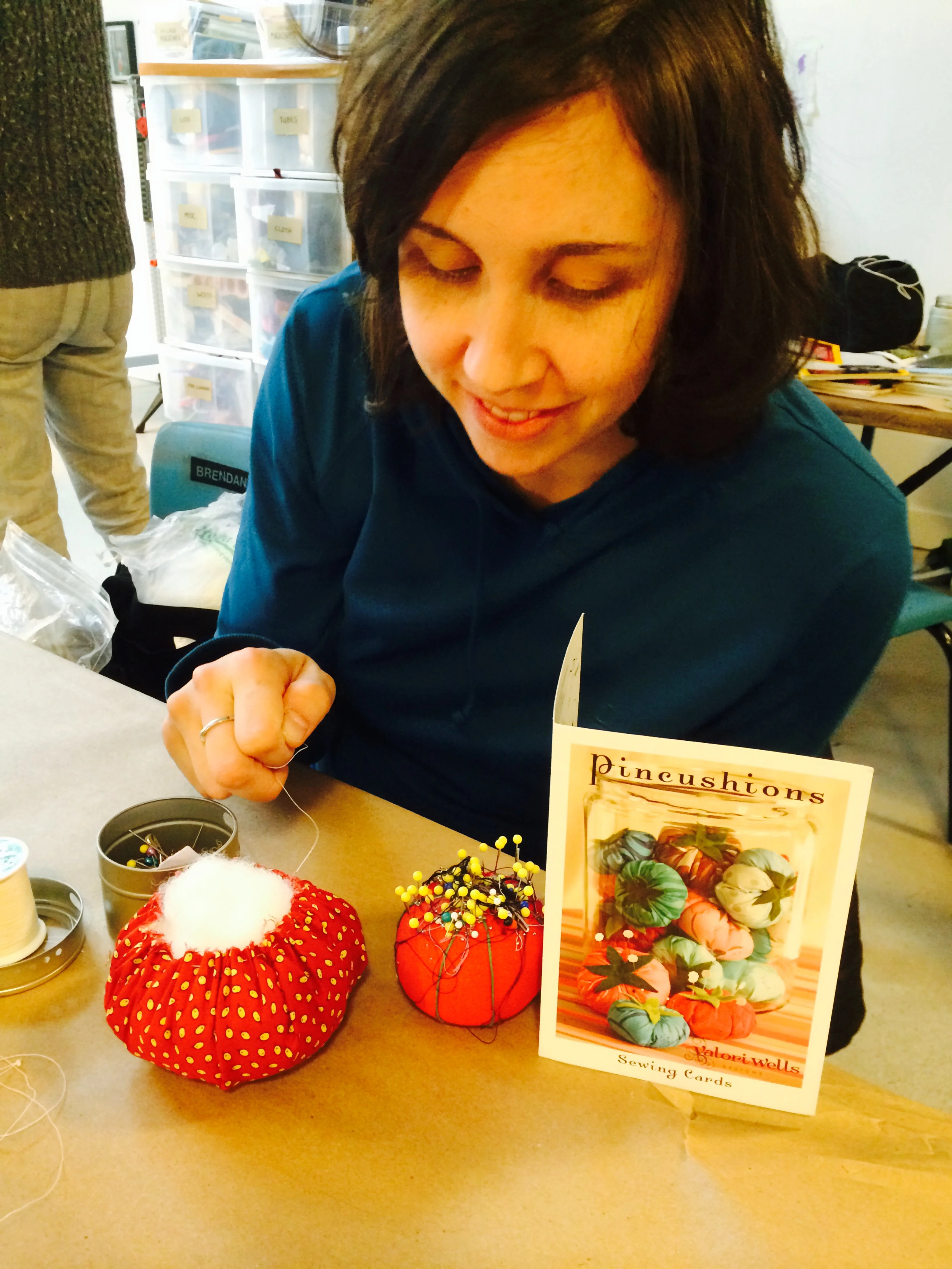 A vintage pincushion - so lovely!