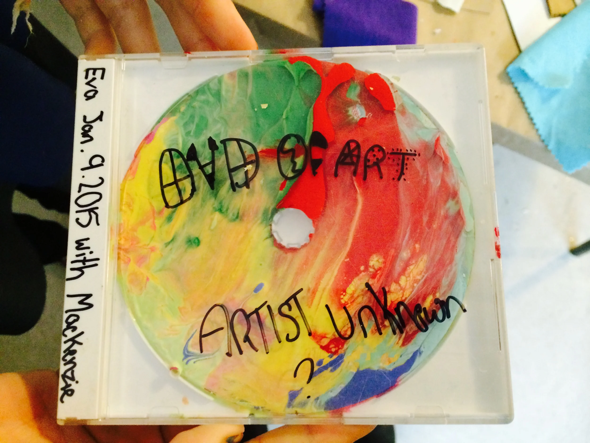 Disc paint explorations!