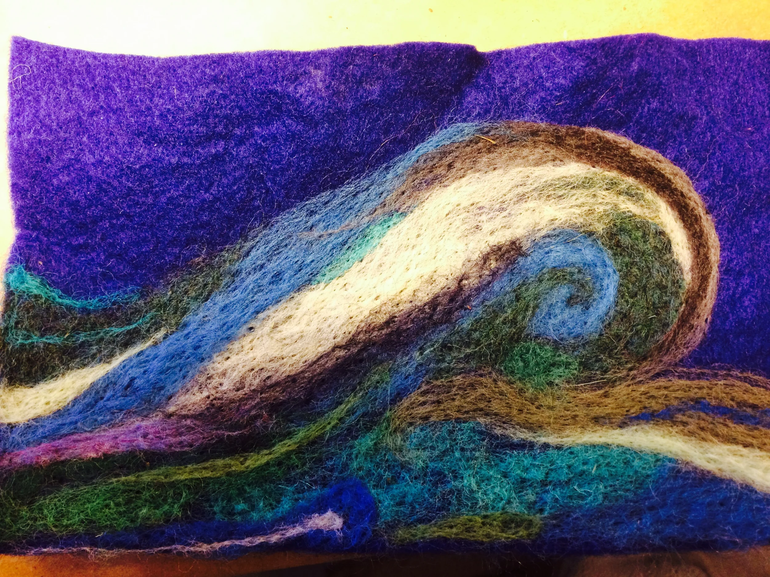 This is one of their pieces: a gorgeous wave.