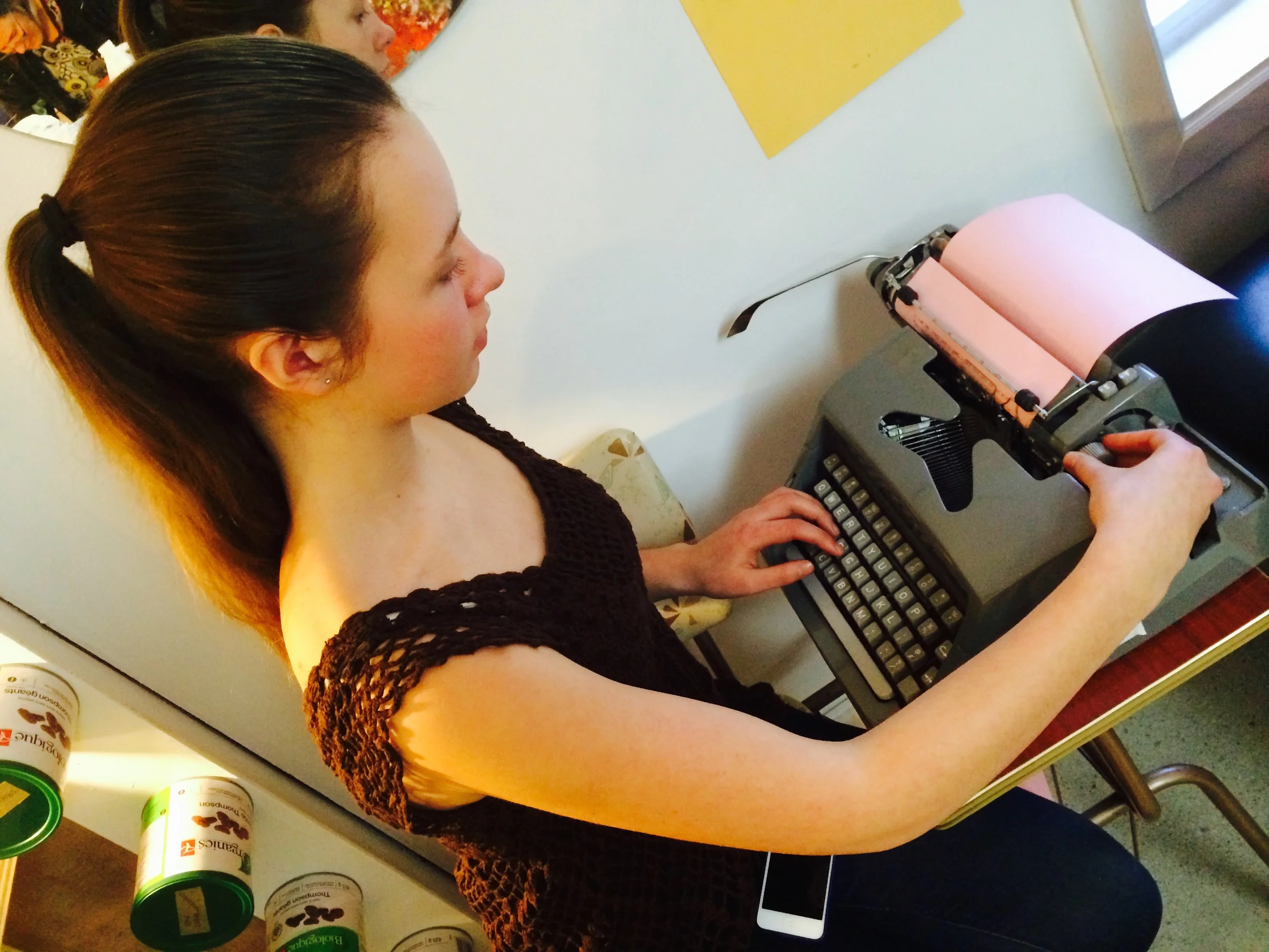 The ever popular manual typewriter!