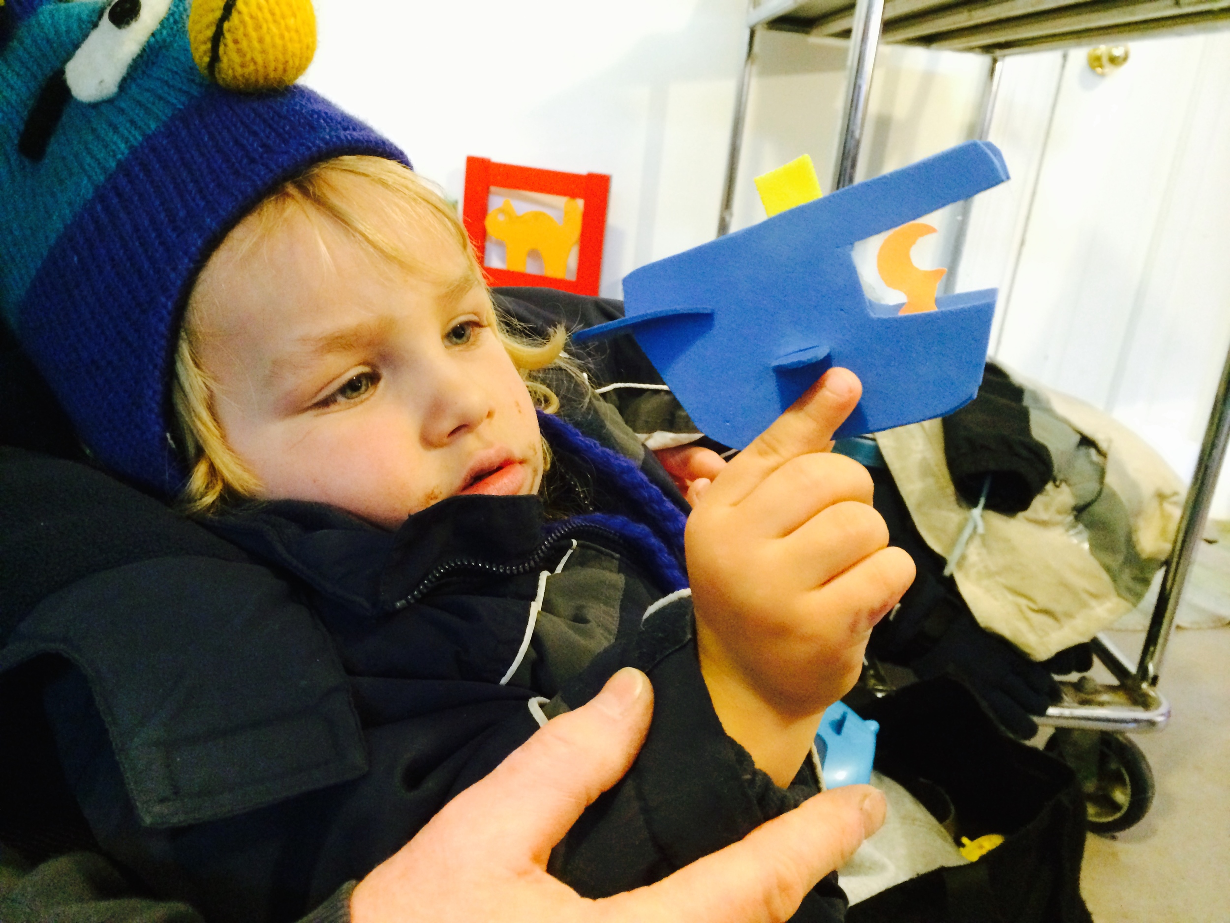Foam creations for underwater explorations.