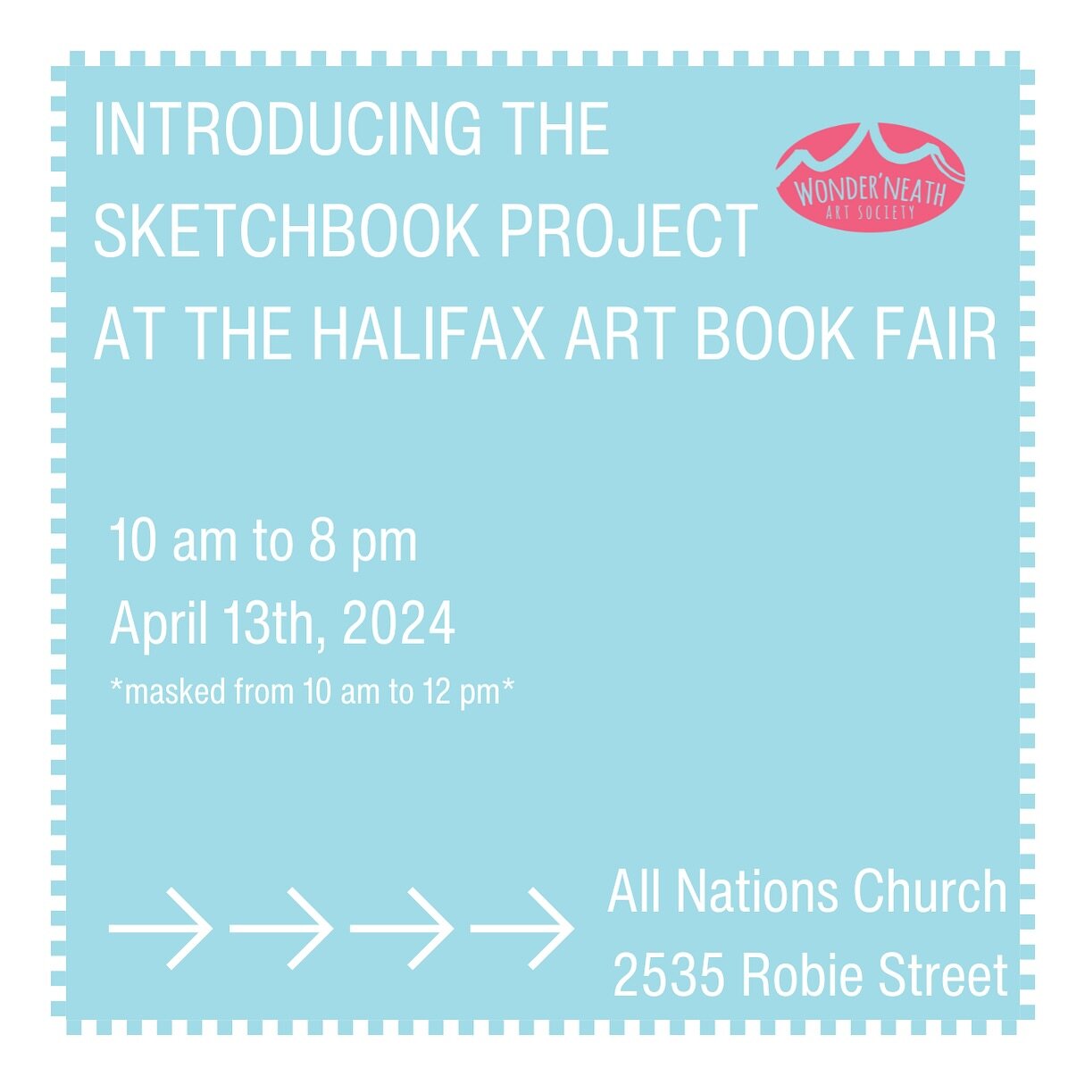 Come visit the Sketchbook Project at the Halifax Art Book Fair next Saturday, April 13th!

Swing by our booth to purchase your own Wonder&rsquo;neath Sketchbook Kit (including sketchbook, pencil crayons, eraser, and pencil sharpener), look through ou