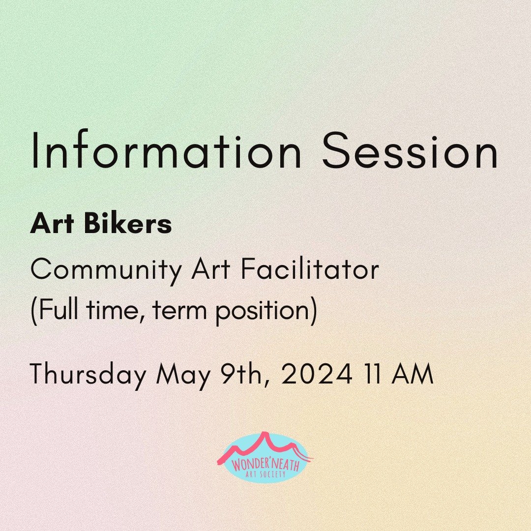 Curious about being an Art Biker? Hop on our information session on Thursday, May 9th at 11am to have all your questions answered! 

RSVP via link in bio!

This job has been rated by many past Art Bikers as &quot;the best summer job I've ever had!&qu
