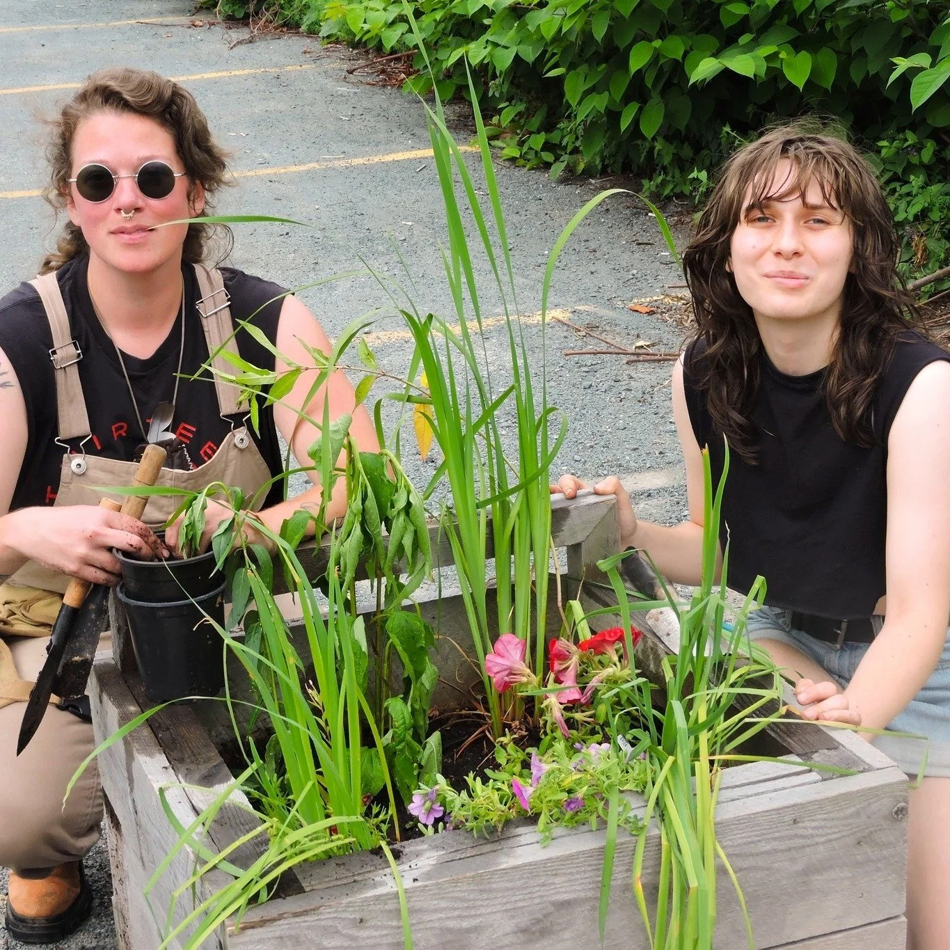Thank you @communitygardenkjipuktuk for providing us with beautiful plants for our Wonder'neath garden boxes. We had so much fun gardening with you while learning about plant care and pollinator plants!

We have many delicious, edible plants, includi