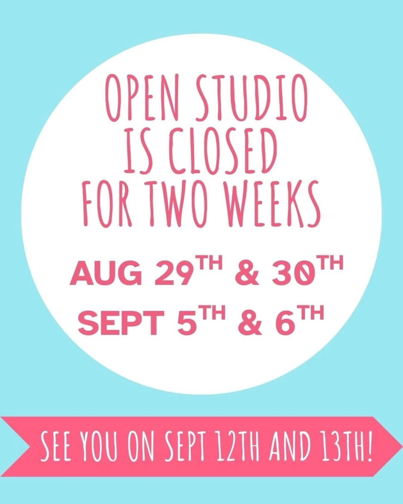 Wonder'neath's Open Studio will be closed for the next two weeks for an end of summer break. Our regular Open Studio programming will resume on September 12th and 13th. Looking forward to making art with you soon!

#halifaxart #halifaxarts #wondernea