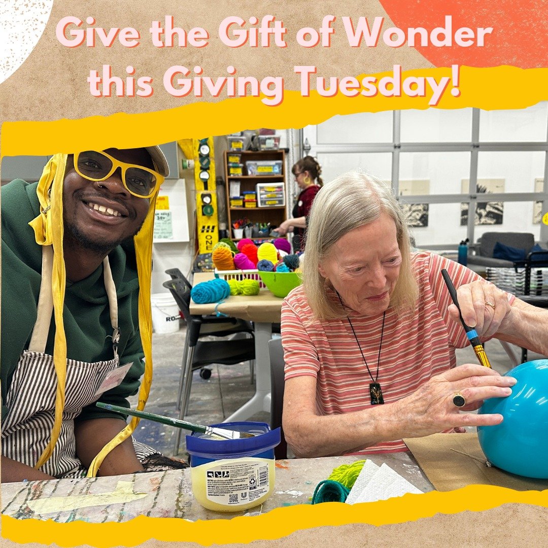 It&rsquo;s Giving Tuesday! 

Today we are celebrating  Wonder&rsquo;neath&rsquo;s Open Studio, a free, accessible space for people of all ages to come together and tap into creativity, curiosity, and a sense of connection. In the past year over 4000 