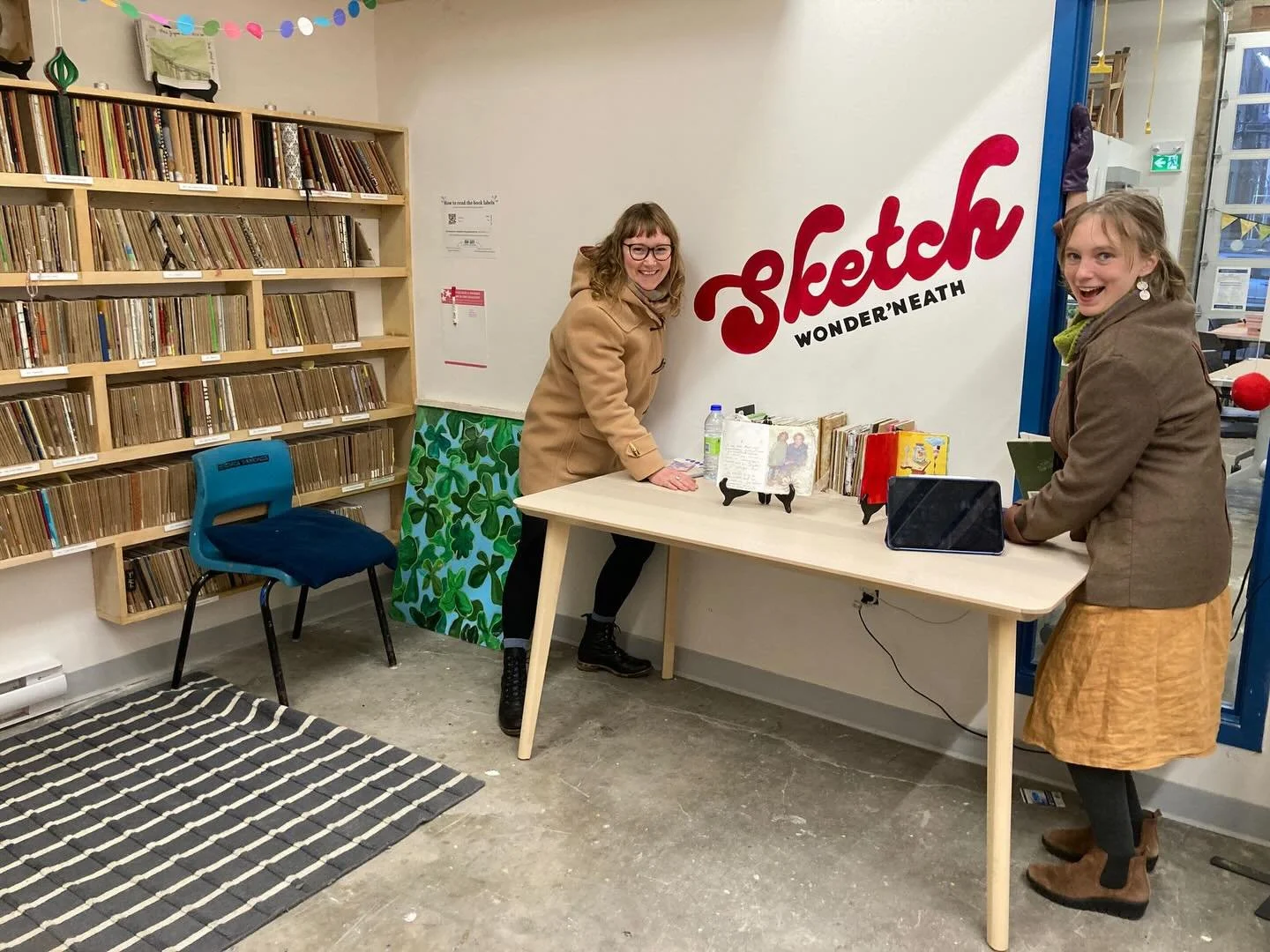 Wonder&rsquo;neath is thrilled to welcome Franziska Glen and Lily Falk of @galeforce.theatre as our first Sketch Launch Artists in Residence! Lily and Franziska will be working with the Sketchbooks over a couple of two week sessions in January and Ma