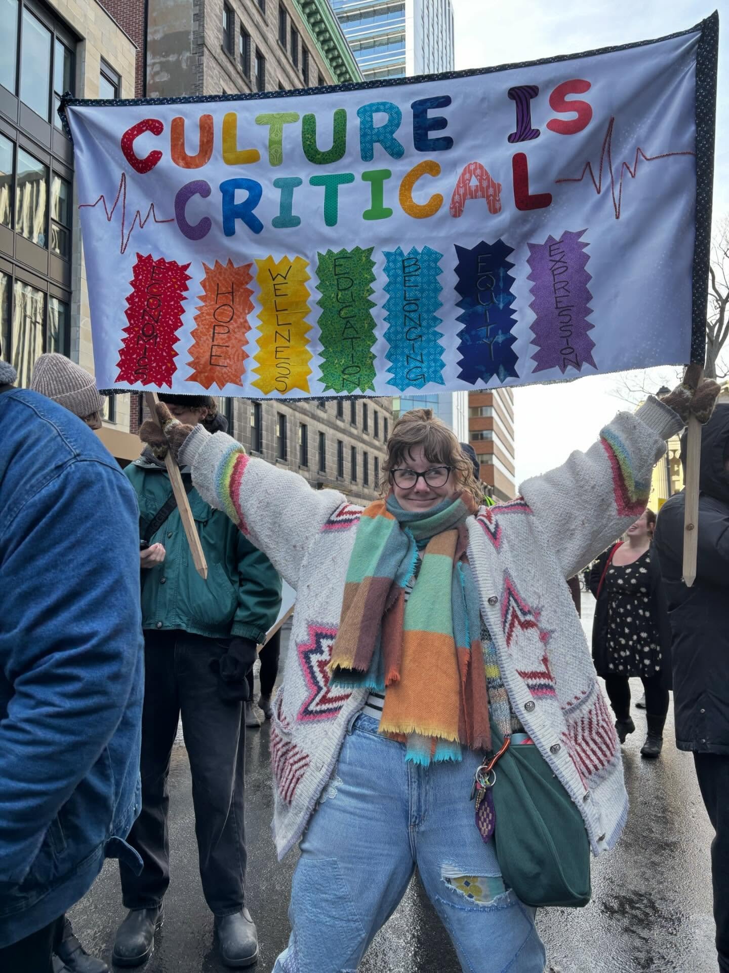 Wonder&rsquo;neath at the arts and culture rally! We loved seeing all the signs made at Wonder&rsquo;neath the last two days being activated at the rally! The fight is not over. We will be back!