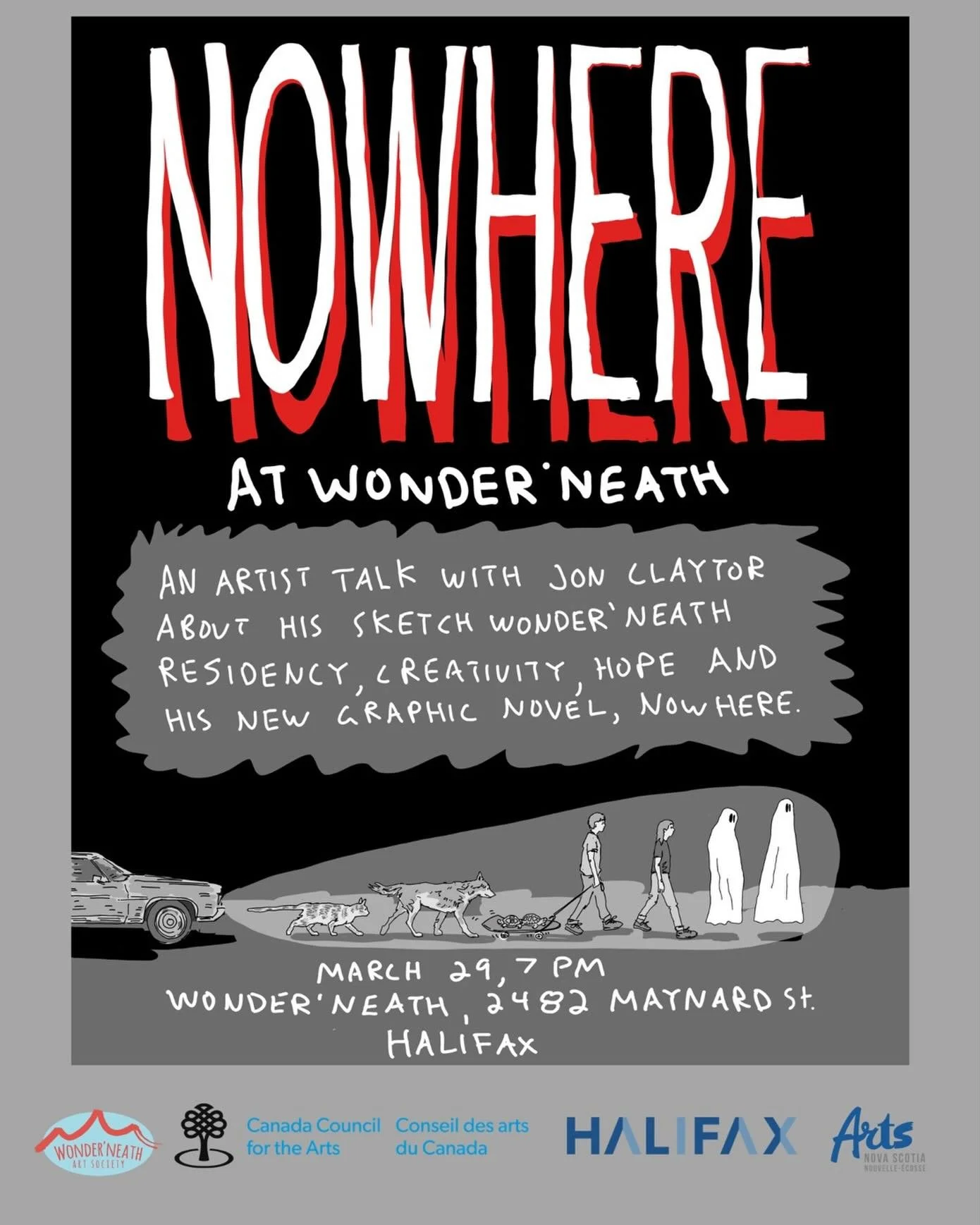 Join us Sunday, March 29, for Jon Claytor&rsquo;s artist talk&rsquo;How Drawing Saved My Life&rsquo;, a discussion about his Sketch Wonder&rsquo;neath residency and creativity, and the launch of his new graphic novel, Nowhere!

A sketchbook can chang