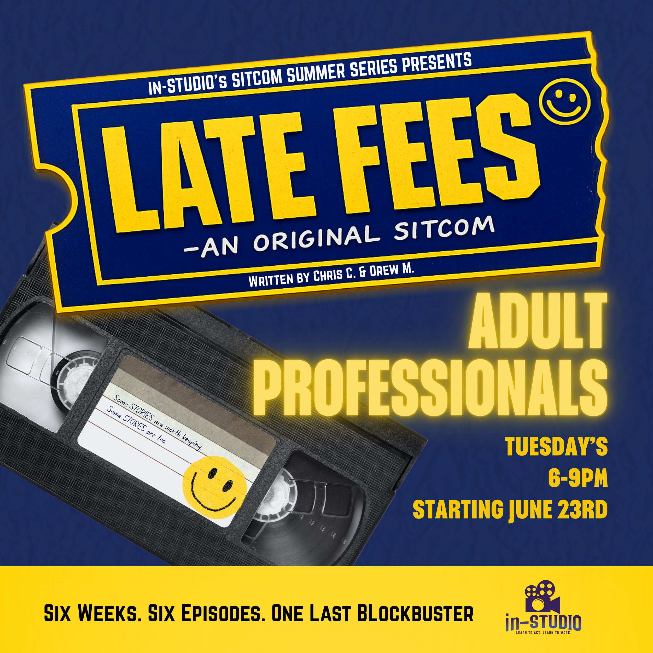 Tuesday Sitcom Summer - Professional Level - June 23rd @ 6PM