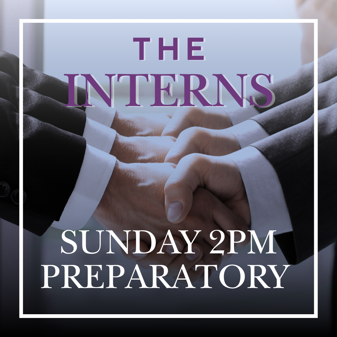 Sunday Adult Preparatory 2PM (Starting May 3rd)