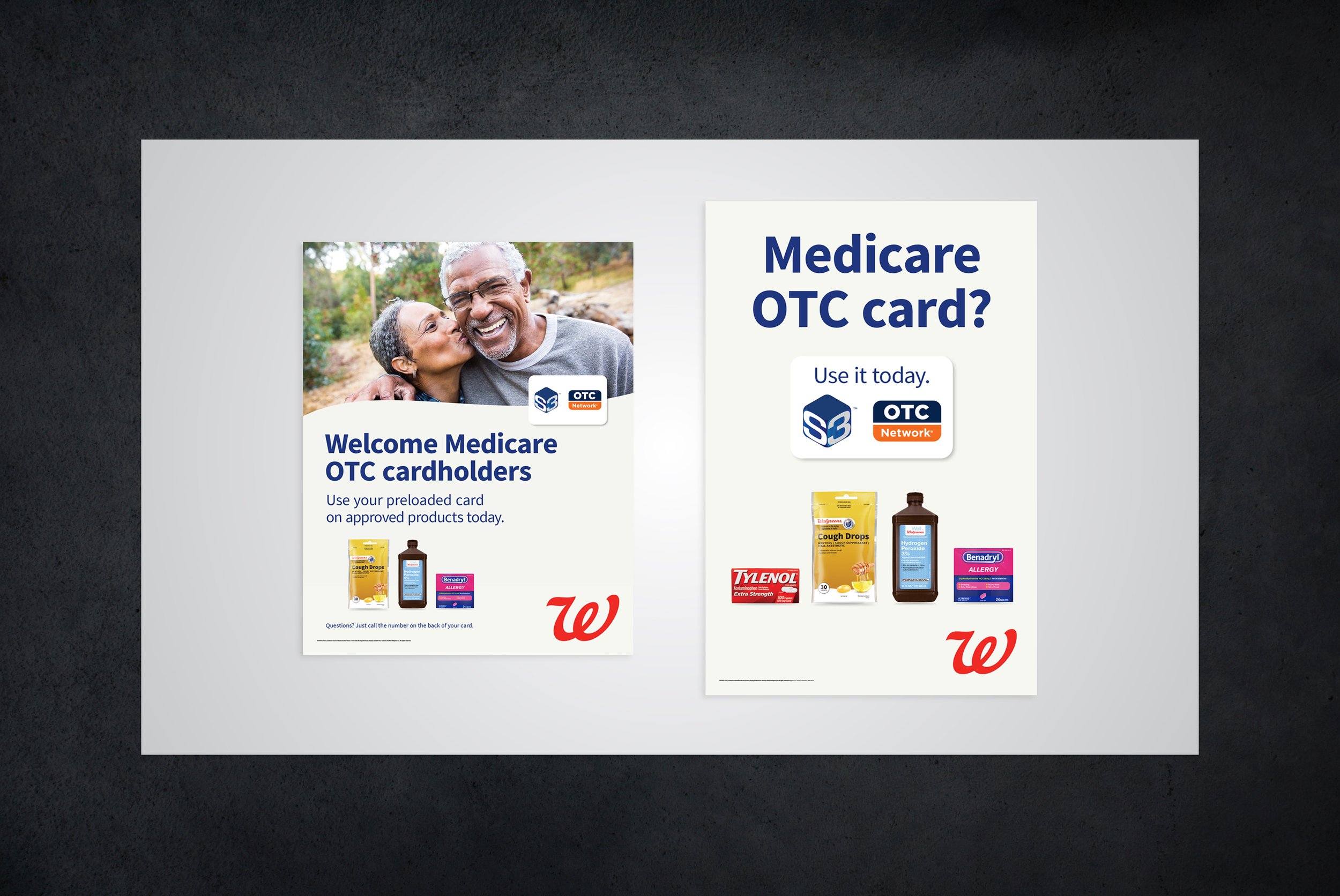 Walgreens Medicare OTC posters