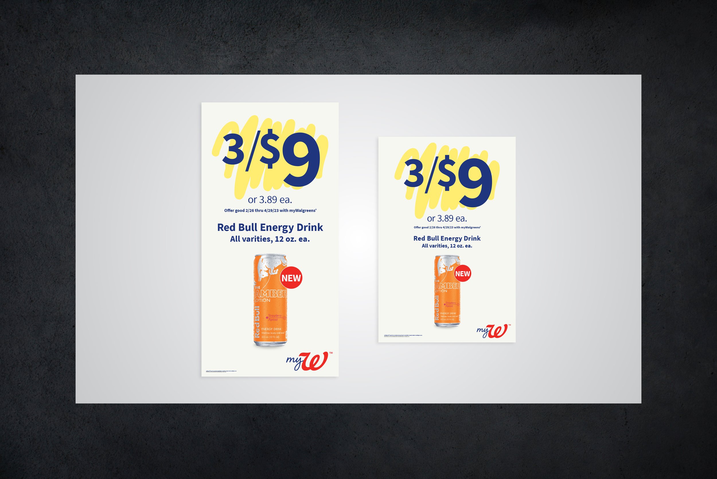 Walgreens Red Bull posters