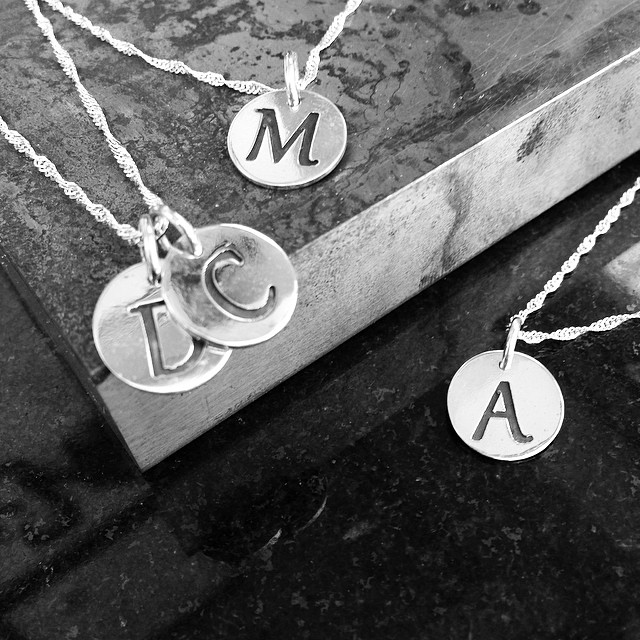 Personalize your style with #rivazi 
#jewelry #monogram #initials #silver #instyle #fit #brand #custom #fashion #nyc