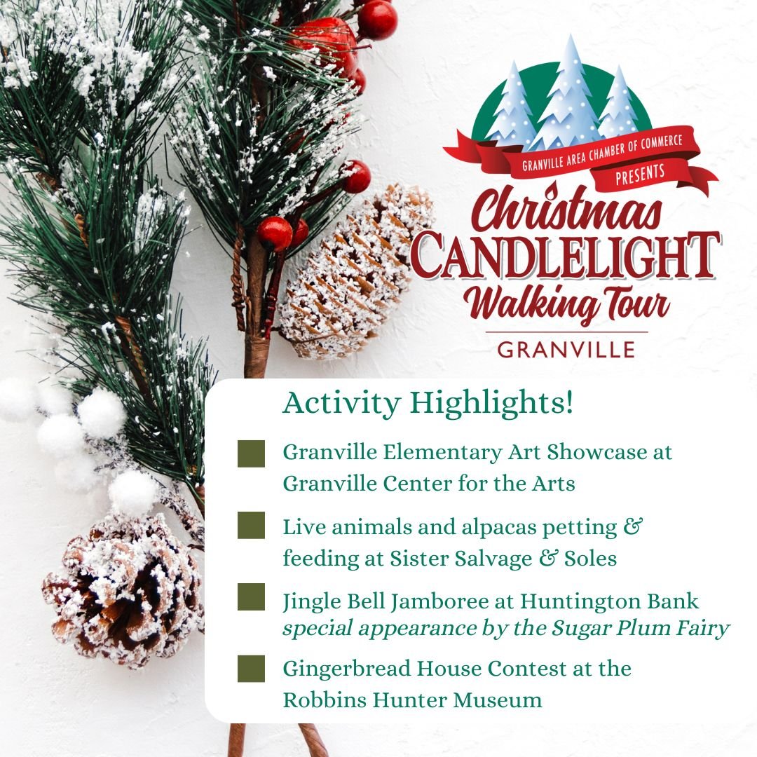 Christmas Candlelight Walking Tour — Explore Granville