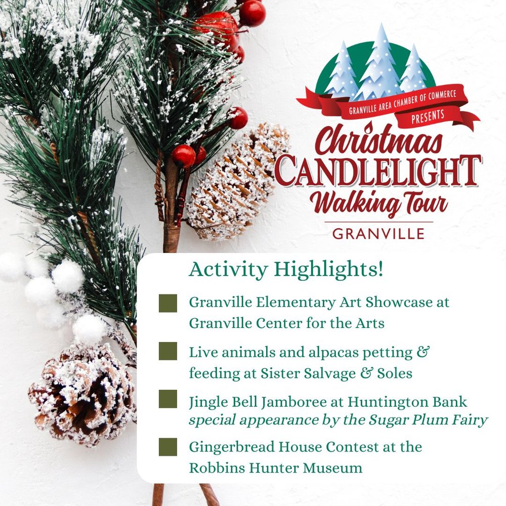 granville candlelight walking tour 2021
