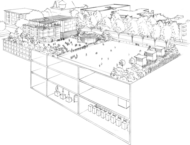 An underground view of the proposed nelson park substation.
