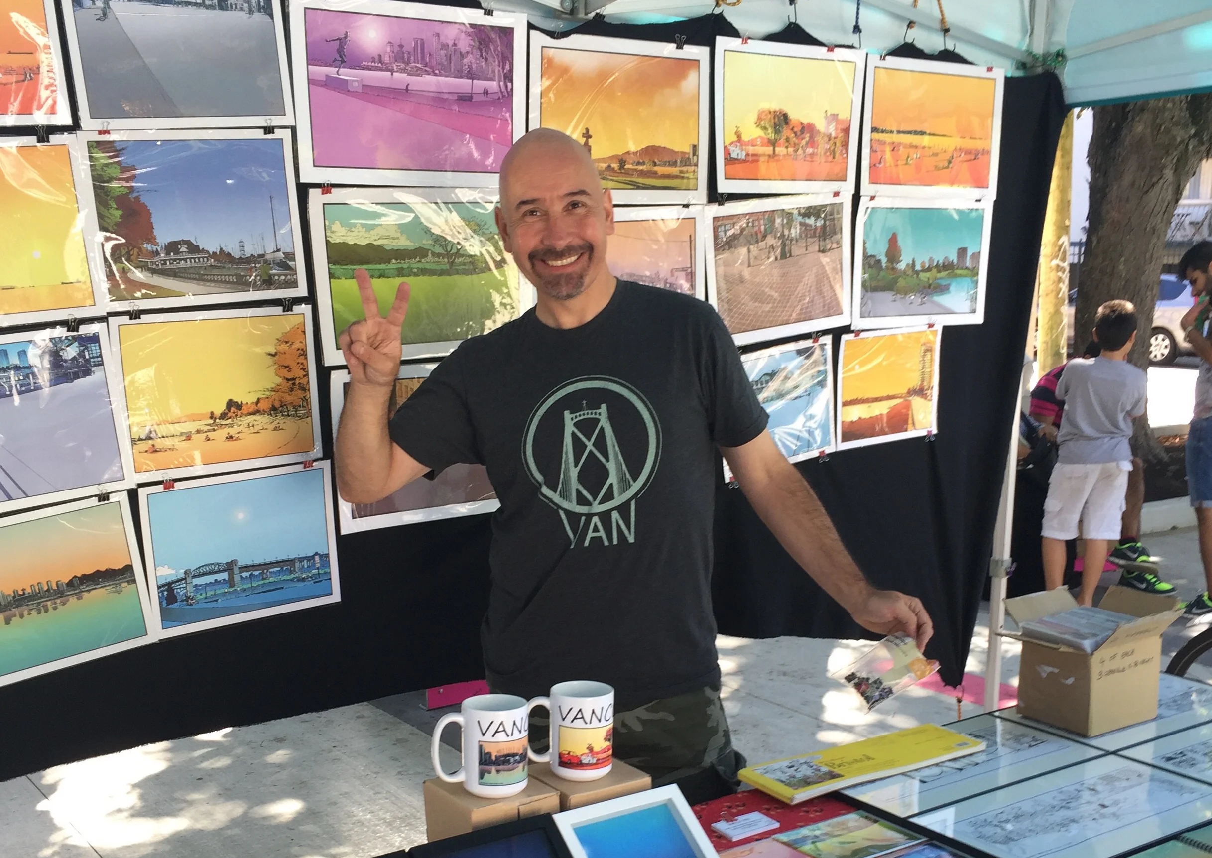WEST ENDER MARCUS WILD WILL BE AMONG THE MANY ARTISTS TAKING PART IN THIS YEAR'S WEST END ARTS MARKET, RUNNING EVERY SUNDAY AT JIM DEVA PLAZA FROM MAY 7 TO OCTOBER 29. (PHOTO COURTESY OF WEARTS)