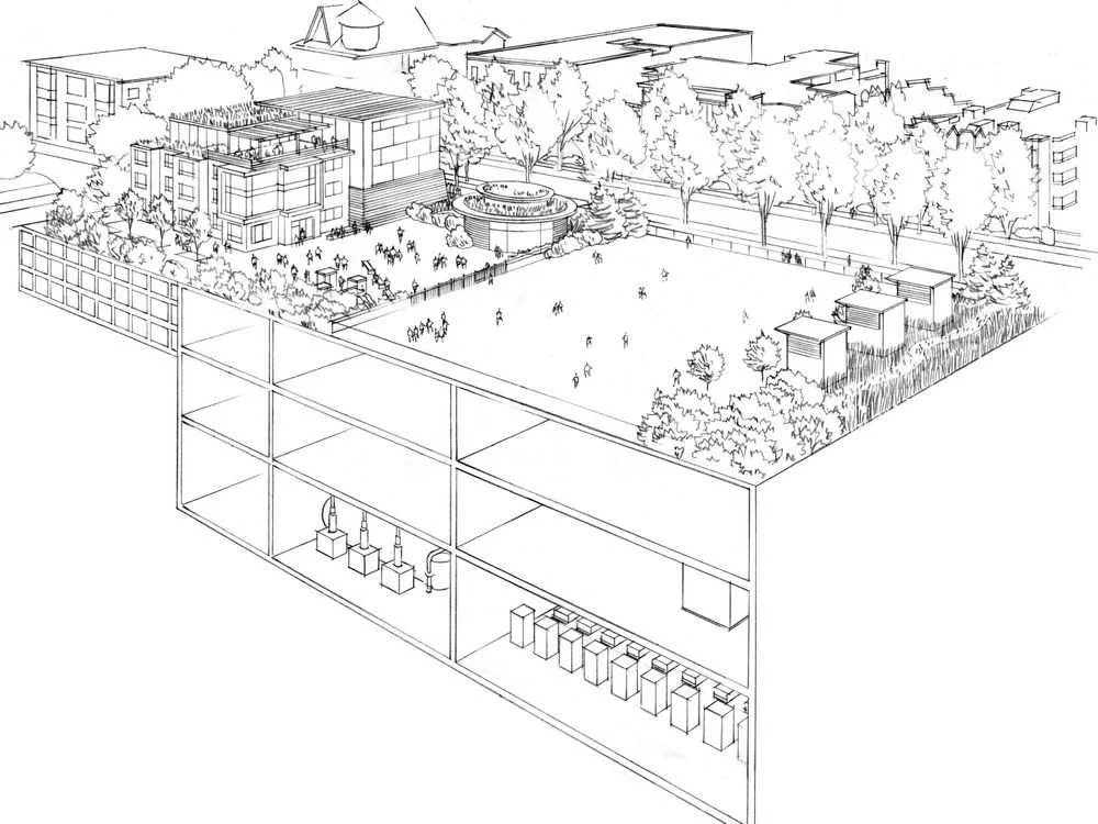 The original 2017 proposal for a substation at Lord Roberts Annex.