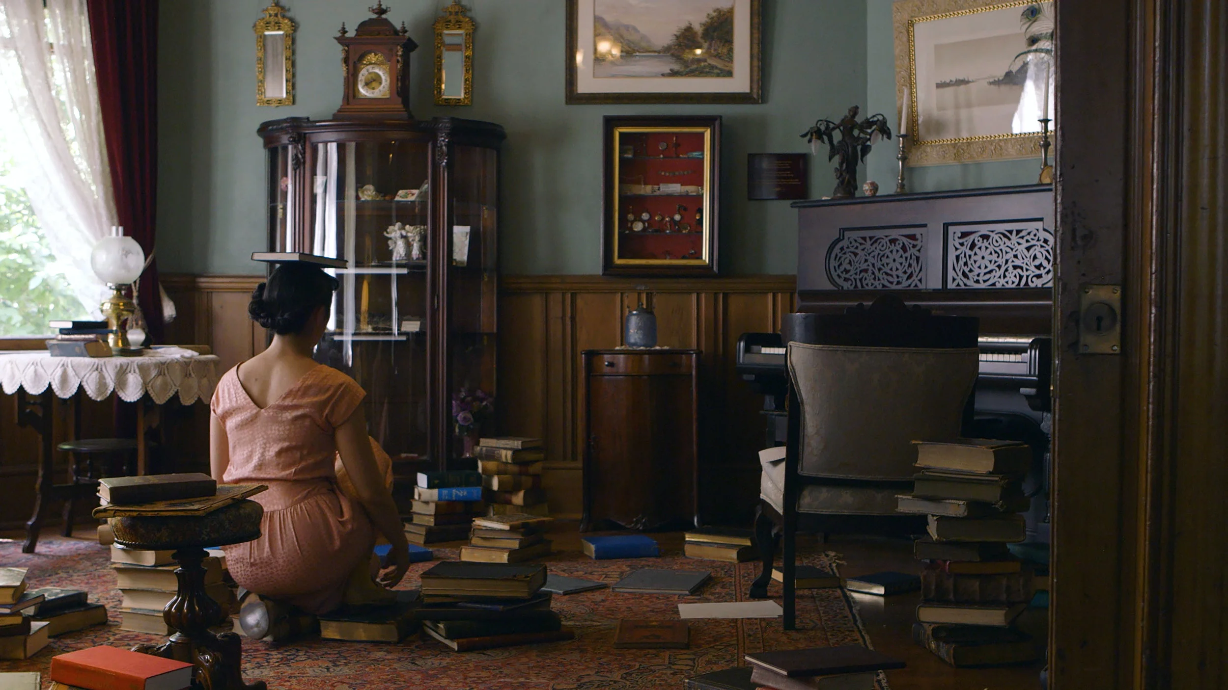 A film still from Cindy Mochizuiki’s “Sue Sada Was Here” (2018) shot at Roedde House Museum.
