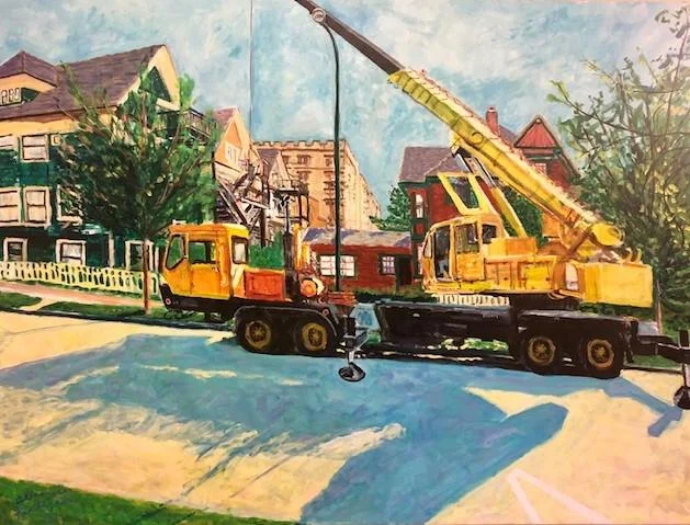 A West End scene by artist Alexander Finlayson.