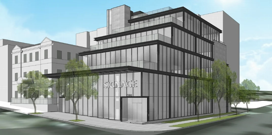 To this … an artist’s rendering of the future look of 1394 Robson.