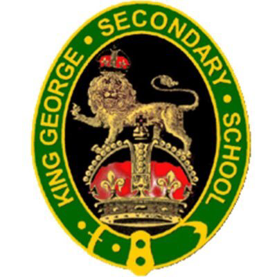 The King George Secondary School crest.