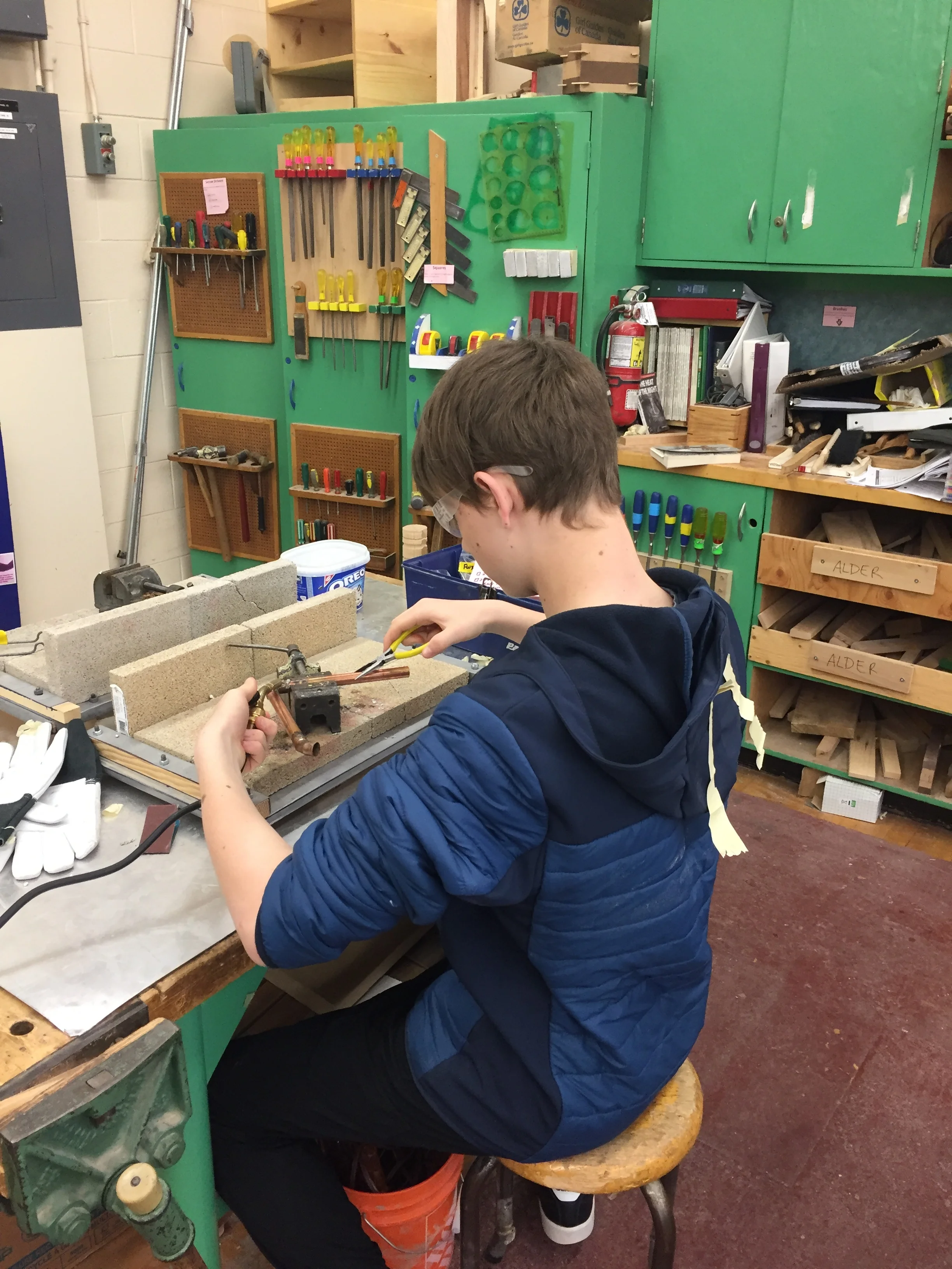 Metalwork classes are back at King George.