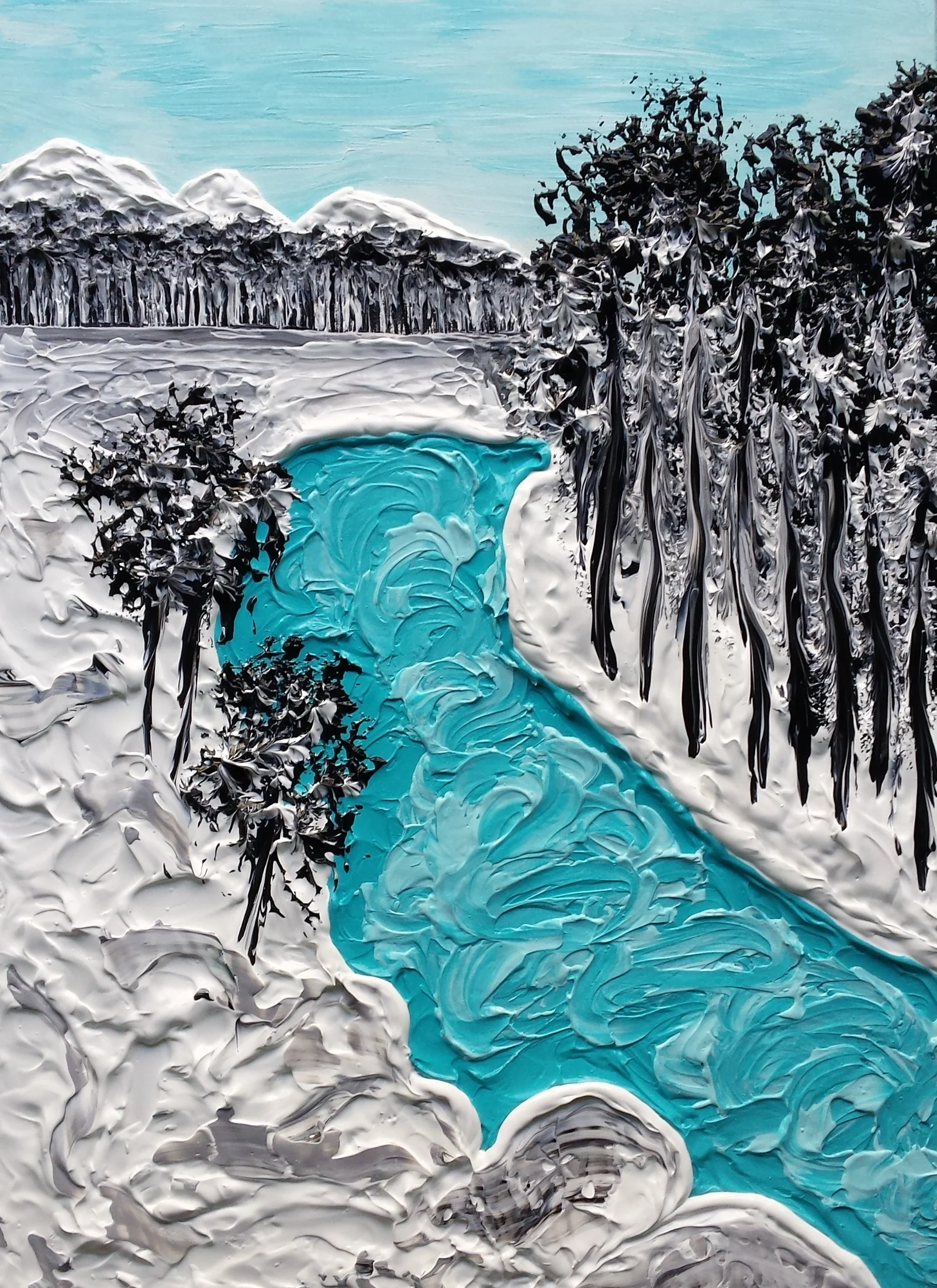 “Lake Bella Rosa” (20” x 28”)
