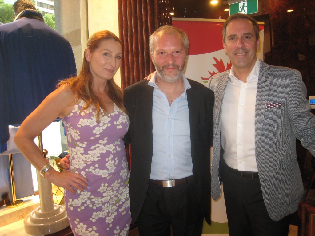 Leeta Liepins, Italian Con. Gen. Massimiliano Iaccini and Jim Gordon.