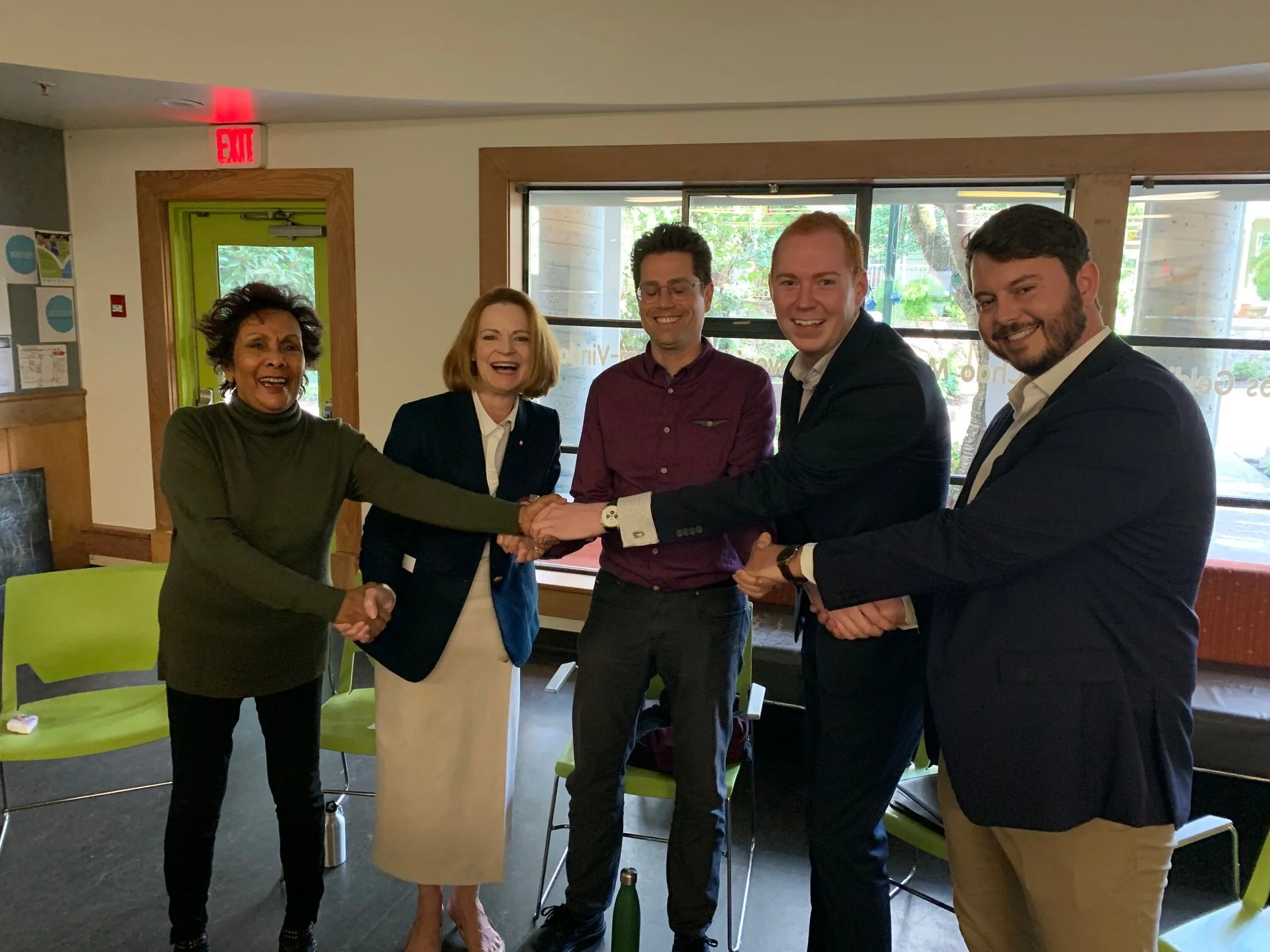 Five of the seven candidates on your ballot shared a moment of collegiality in September as guests at an meeting organized by West End Families In Action.