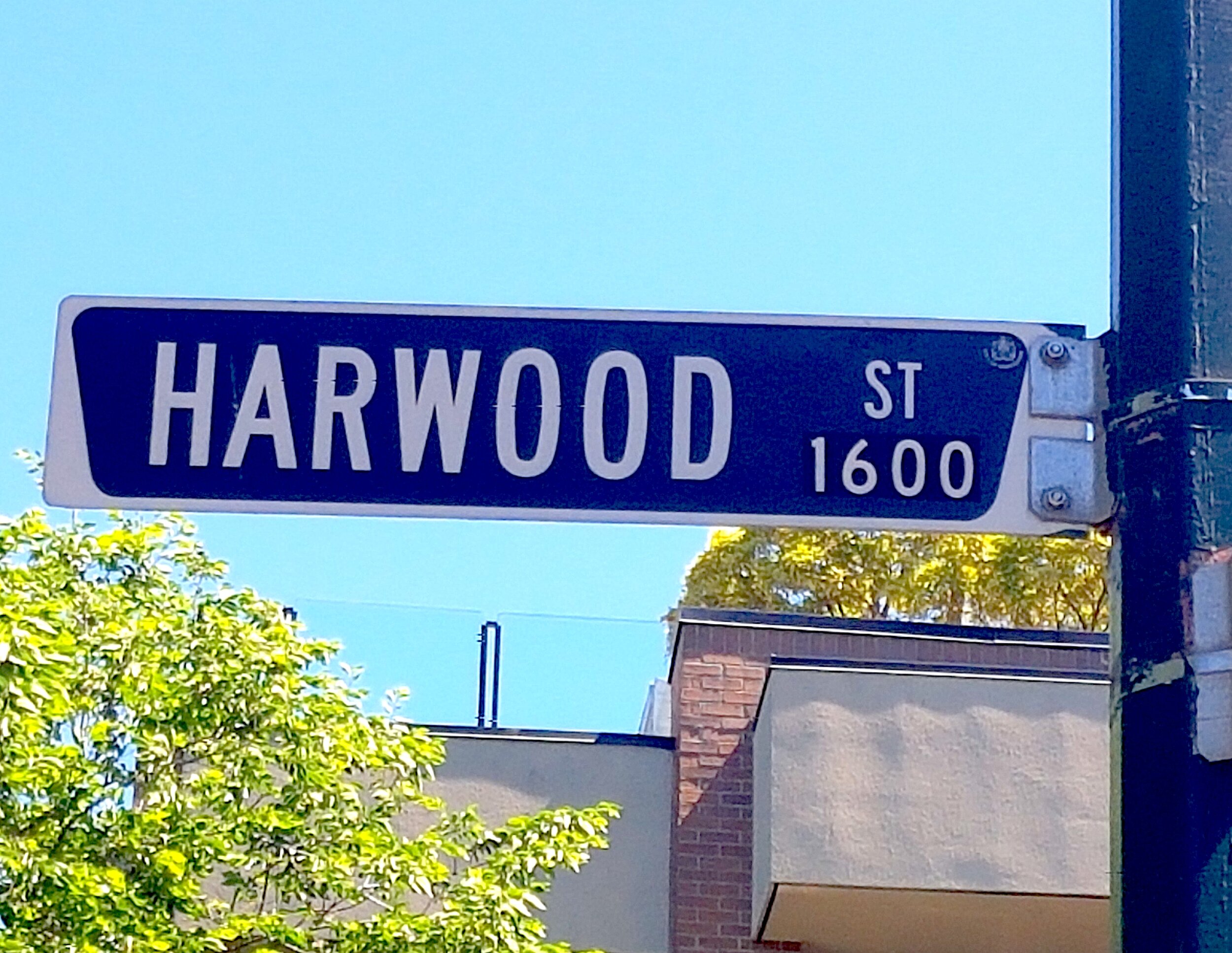 Harwood Street Sign .jpg