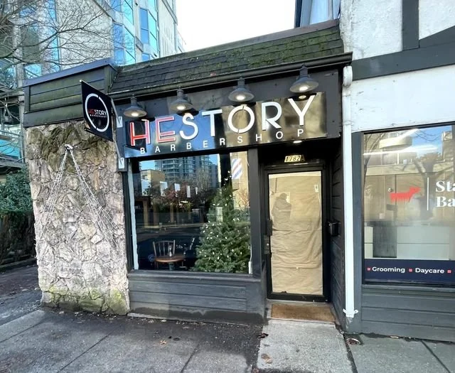 HEstory Barbers at 1782 Alberni.