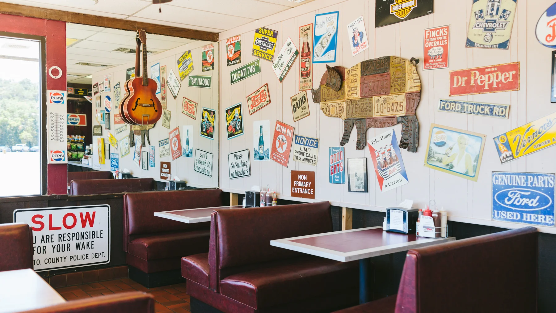 Inside Rusty's Bar-B-Q in Leeds, Alabama, just outside Birmingham.
