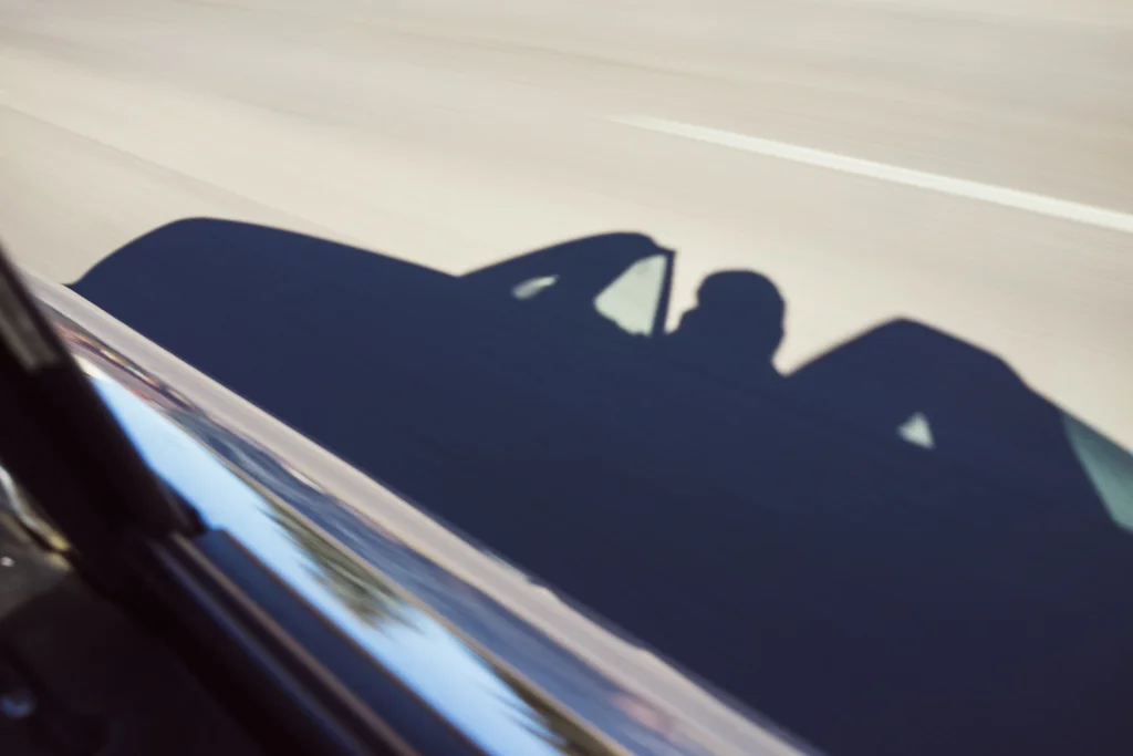 Klaus took me for a ride in his 1974 Porsche 911.