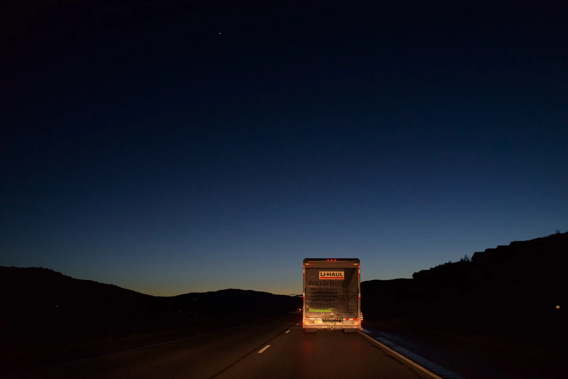 A U-Haul journey across the Rocky Mountains in Colorado (Sony RX1).