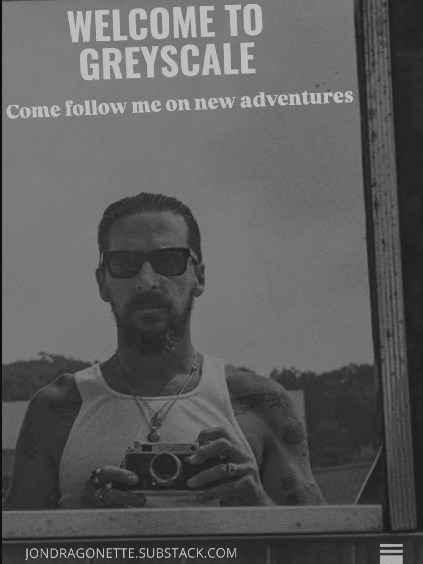 This January, I&rsquo;m inviting you into a space where creativity isn&rsquo;t ruled by algorithms. Greyscale is going to be my new home: a place for photography, original stories, poems, and diary entries, twice a month, straight to you. No trends, 