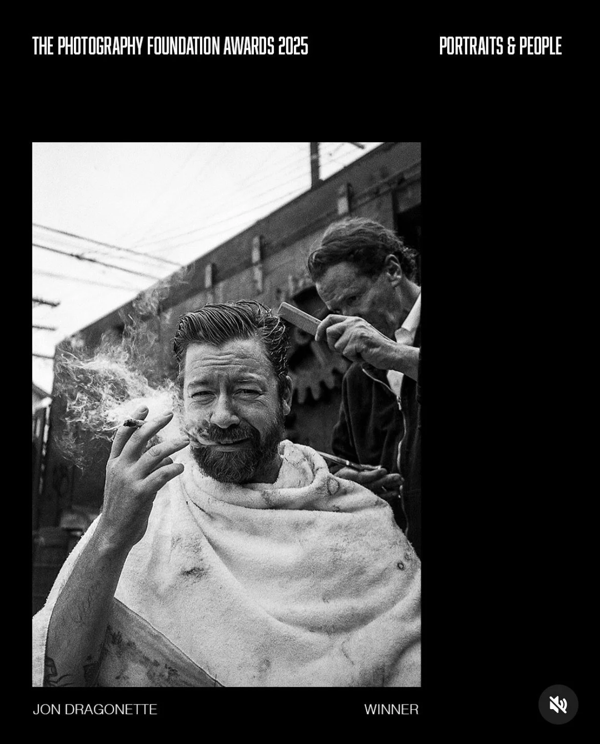 WHAT AN HONOR! I am so stoked and appreciative to be the winner in the portrait / people category of The Photography Foundation Awards in London. Thank you so much to the jurors, the sponsors and the foundation for this acknowledgment!!!!!!!