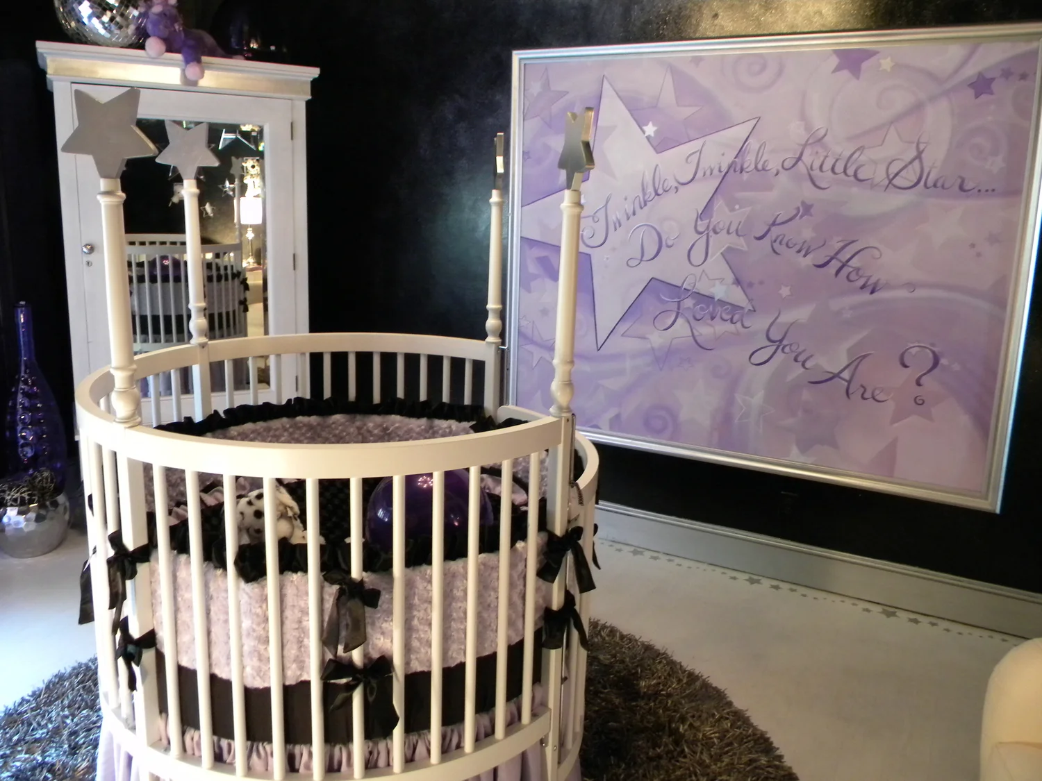 Hollywood Glam Nursery Simply Put Interiors Md Interior Decorating Hollywood Glam Nursery Simply Put
