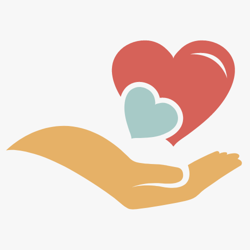 Yellow Support Hand Yellow Hand Logo
