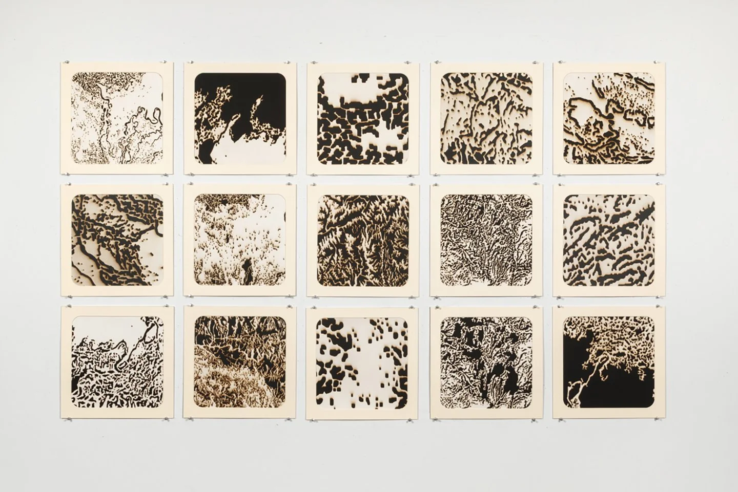    Lazer Drawings installation shot,   2025 