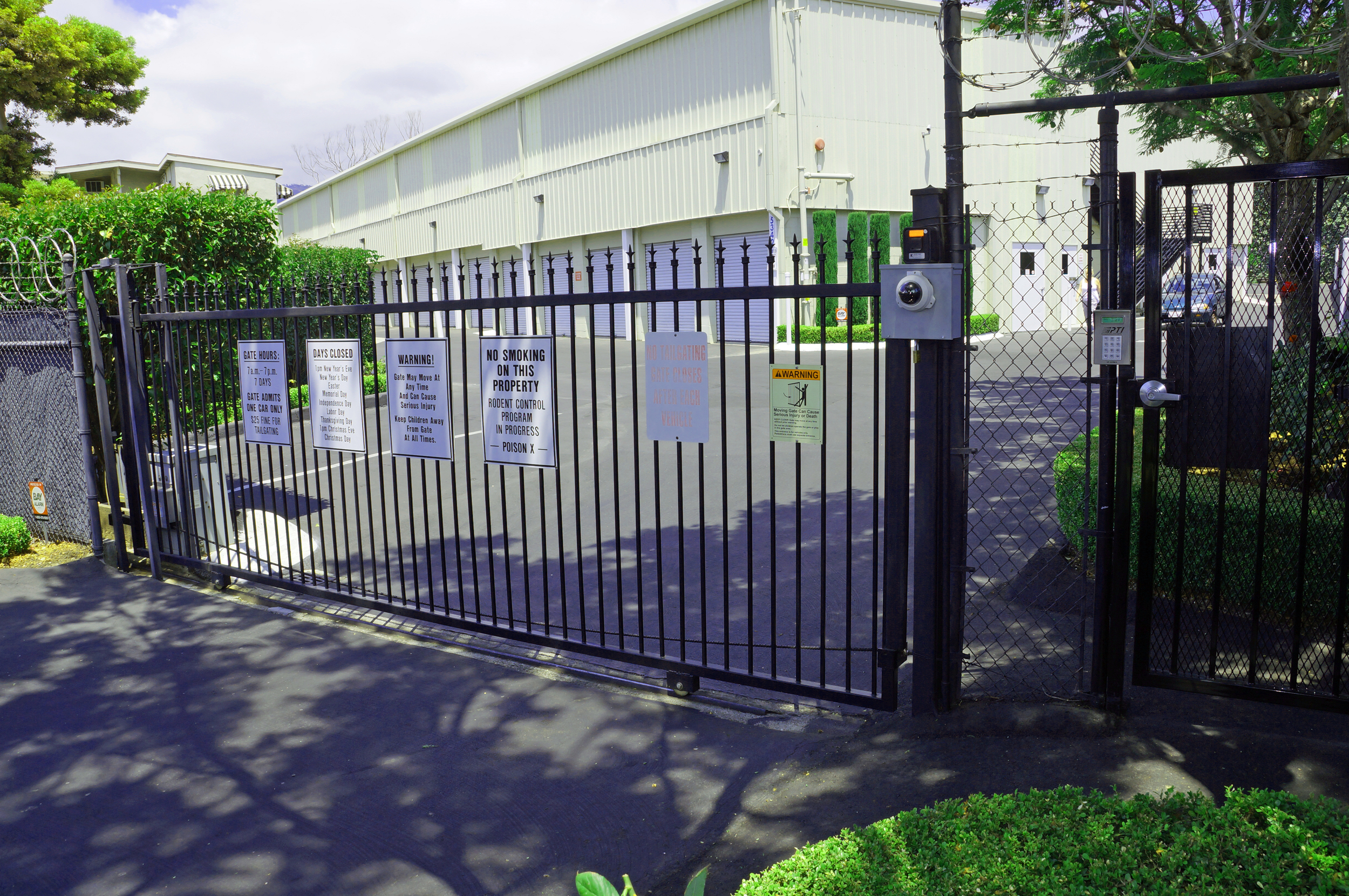 Highly Secured Gated Entrance