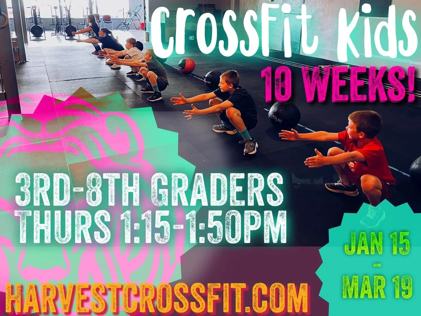 Do your homeschoolers need a PE Class? We&rsquo;d LOVE to have them join us for CrossFit! Register at HarvestCrossFit.com!